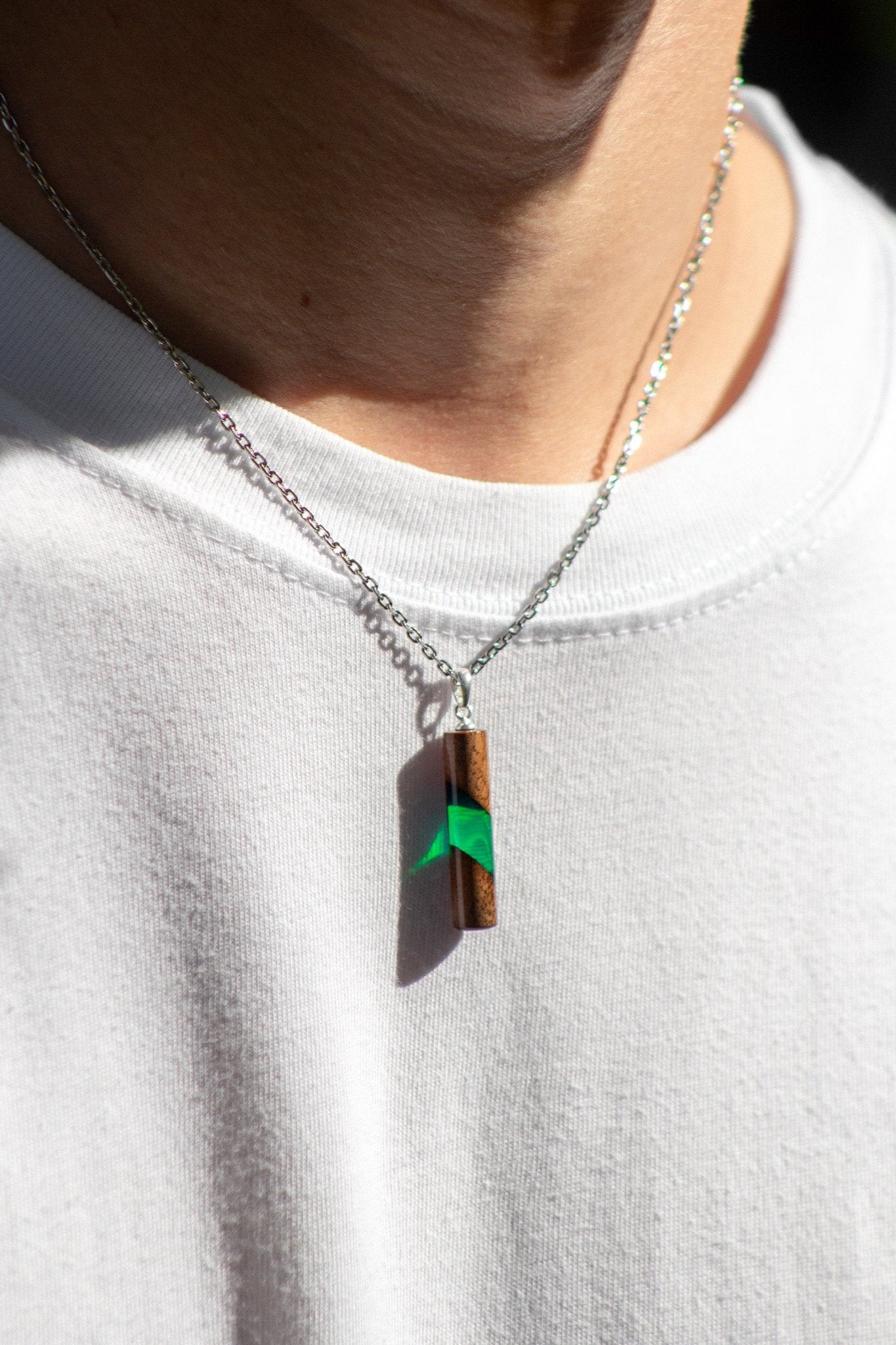 Collier en or 585 avec trèfle en onyx noir Collier en or 585 avec trèfle en onyx noir