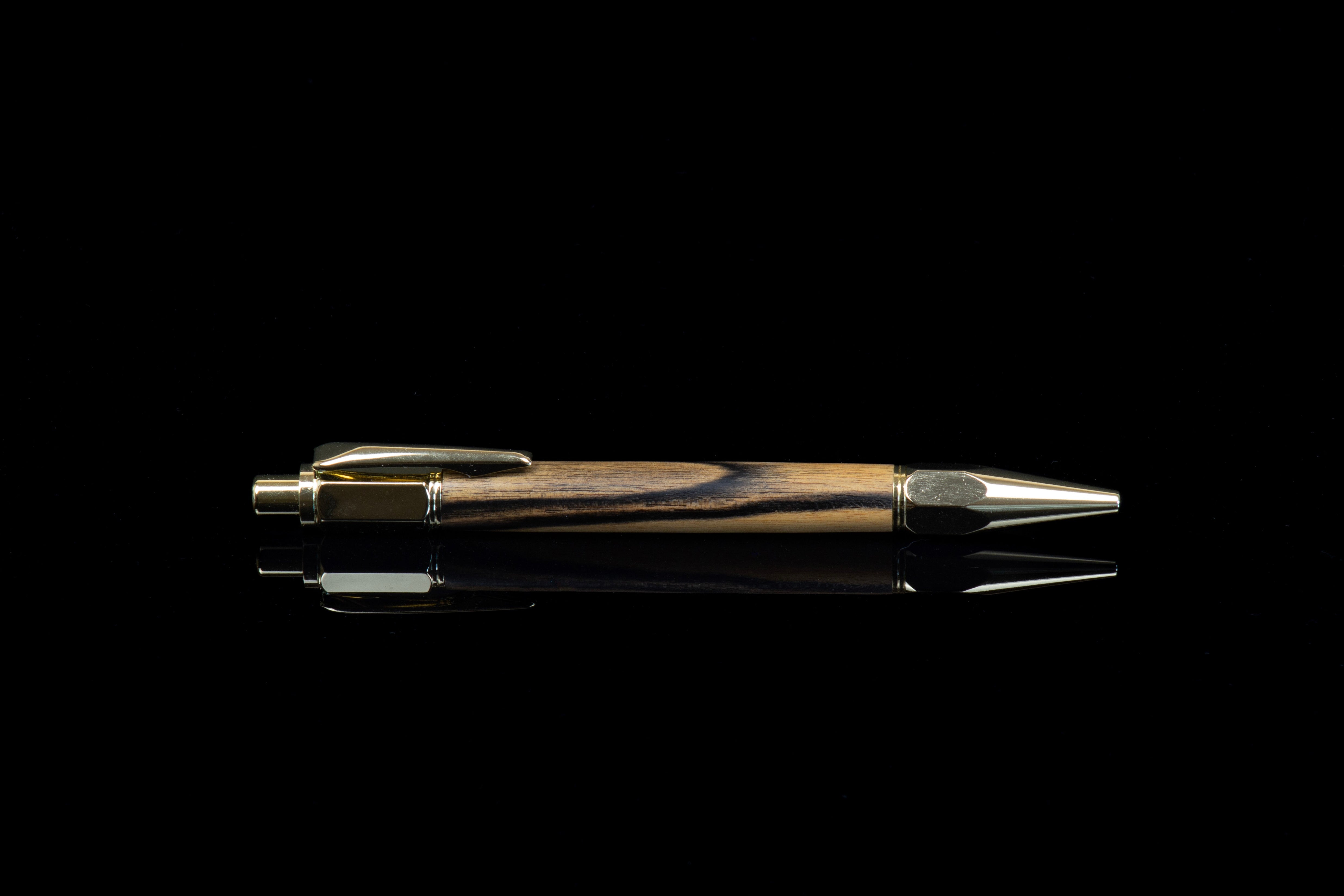 Luxury pen in gold and royal Laos ebony